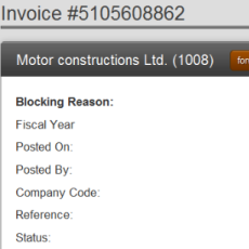 SAP Blocked Invoices Mobile